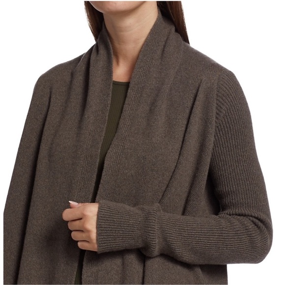 Rick Owens Cashmere Medium Wrap Dust Sweater Cardigan - Picture 2 of 16